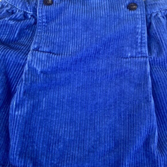 Ralph Lauren Romper Dress Blue Corduroy 9 month - Picture 2 of 7